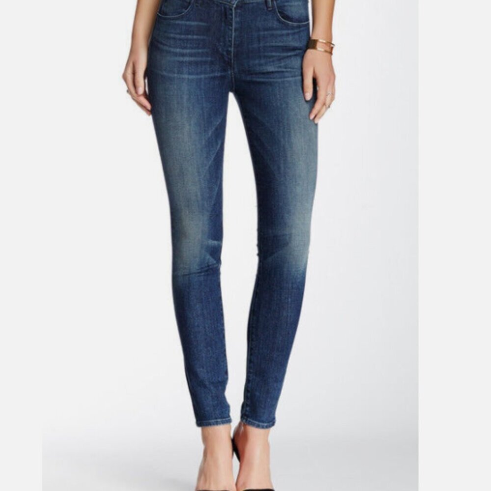 3x1 NYC W3 High Rise Skinny Jeans in Chopper EUC